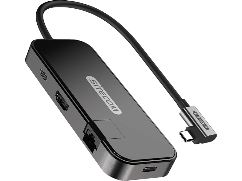 SITECOM Adapter USB + USB-C + HDMI + Ethernet (CN-394)