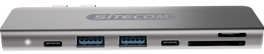 SITECOM Adapter USB + USB-C + HDMI + SD/MicroSD (CN-391)