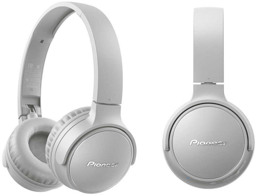 PIONEER SE-S3BT-H, Over-ear Kopfhörer Bluetooth Grau