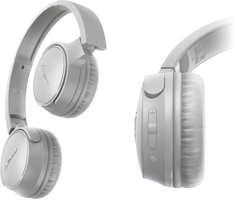 PIONEER SE-S3BT-H, Over-ear Kopfhörer Bluetooth Grau
