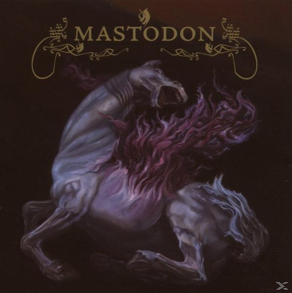 A Mastodon album borítója egy lóval.