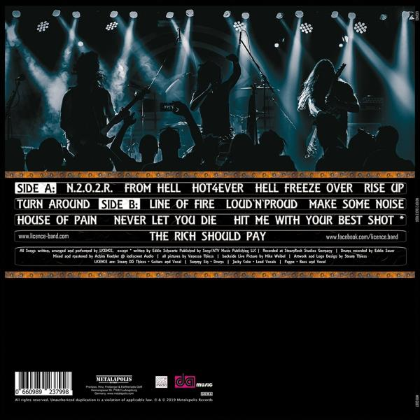 Licence - NEVER 2 OLD 2 ROCK  - (Vinyl)