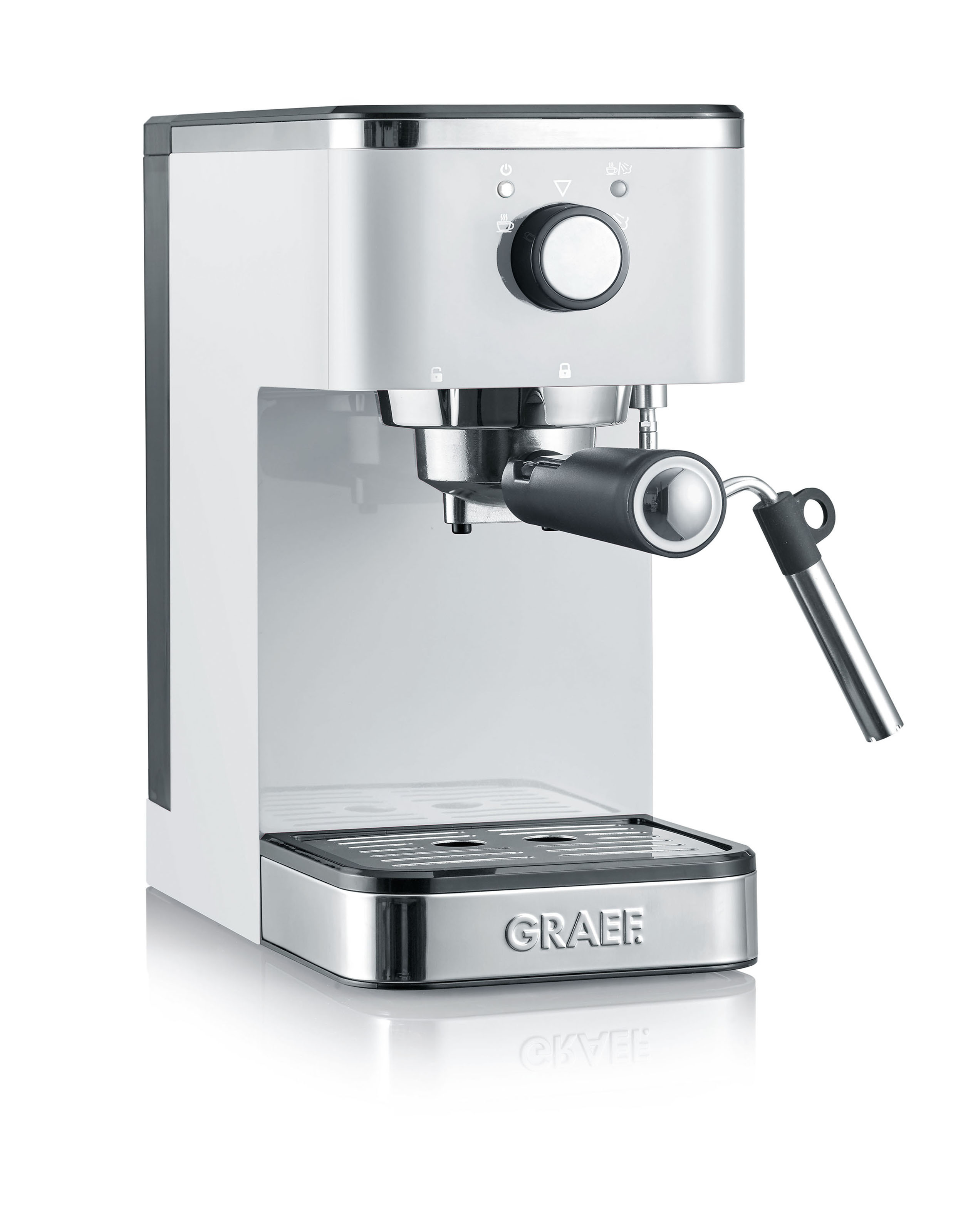 GRAEF ES 401 Espressomaschine Weiß Salita