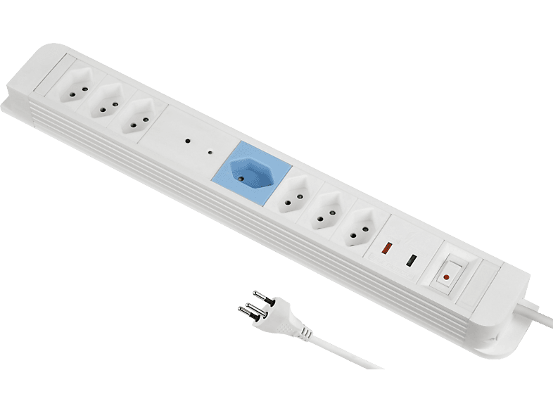 SCHOENENBERGER Masterslave Powerstrip - Steckdosenleiste (Weiss)