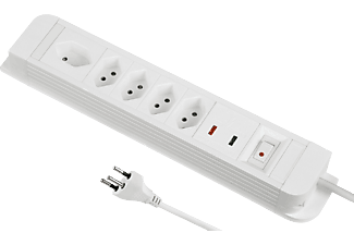 SCHOENENBERGER Power Strip - Steckdosenleiste (Weiss)