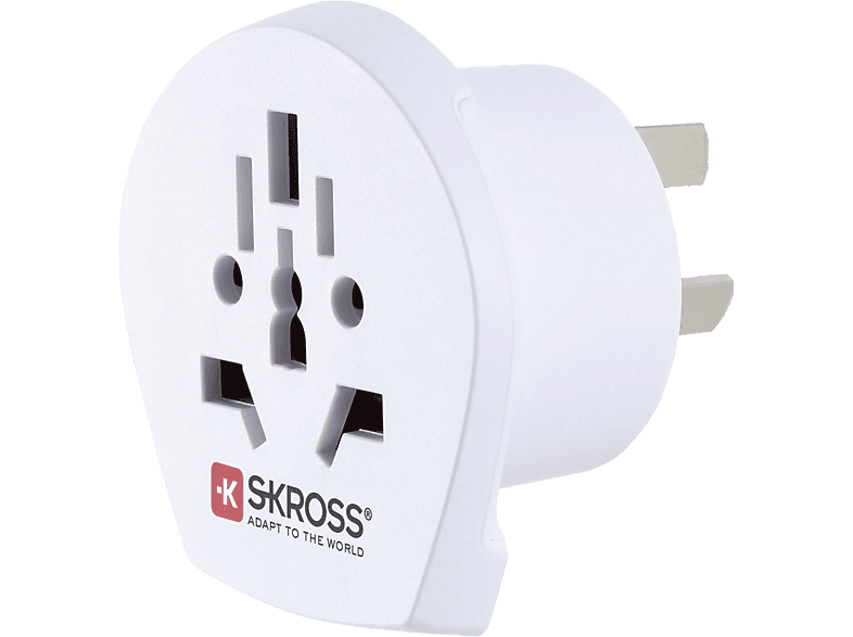 SKROSS World to Australia/China - Reiseadapter (Weiss)
