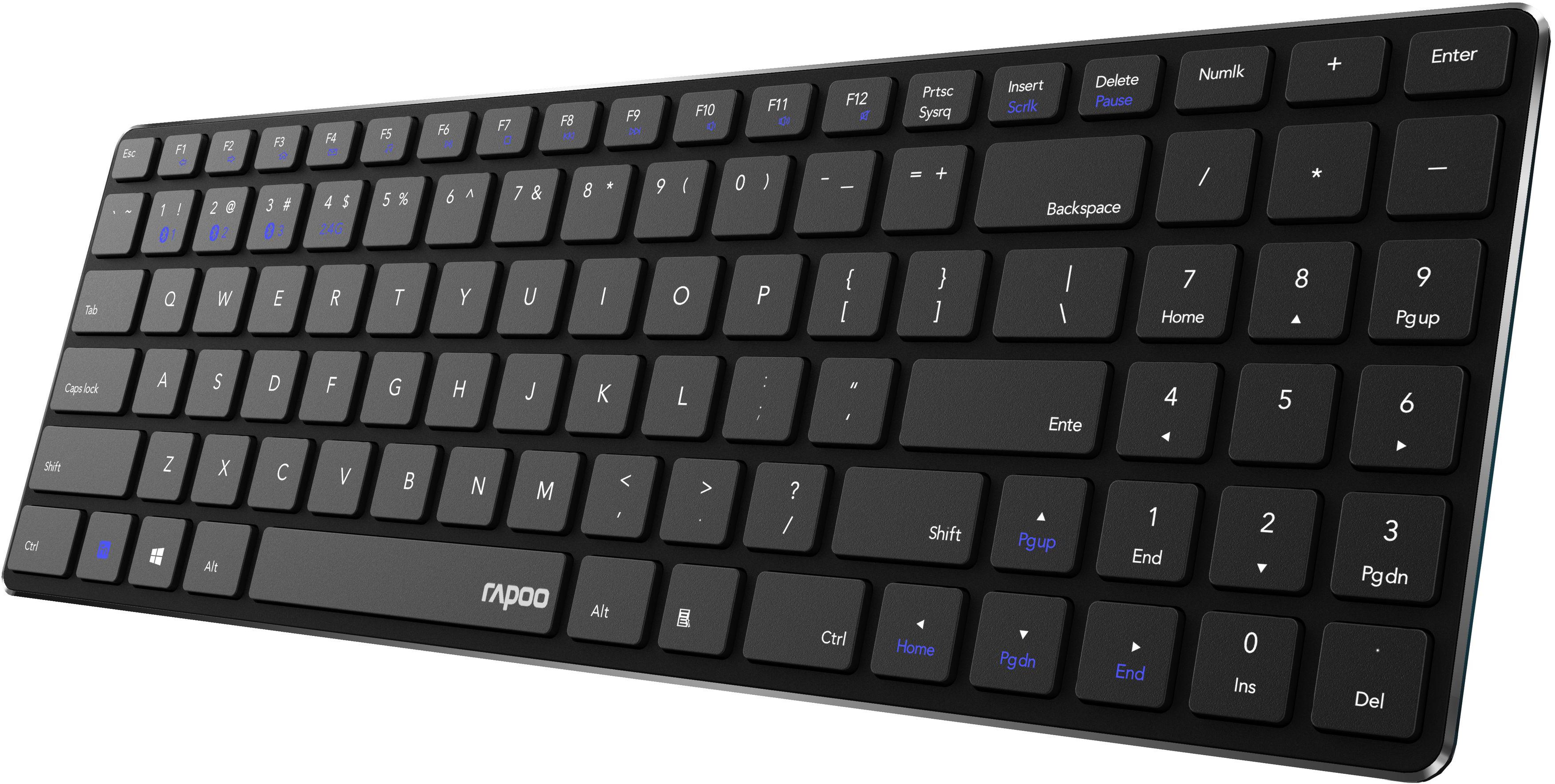 RAPOO E9100M - Tastatur (Schwarz)