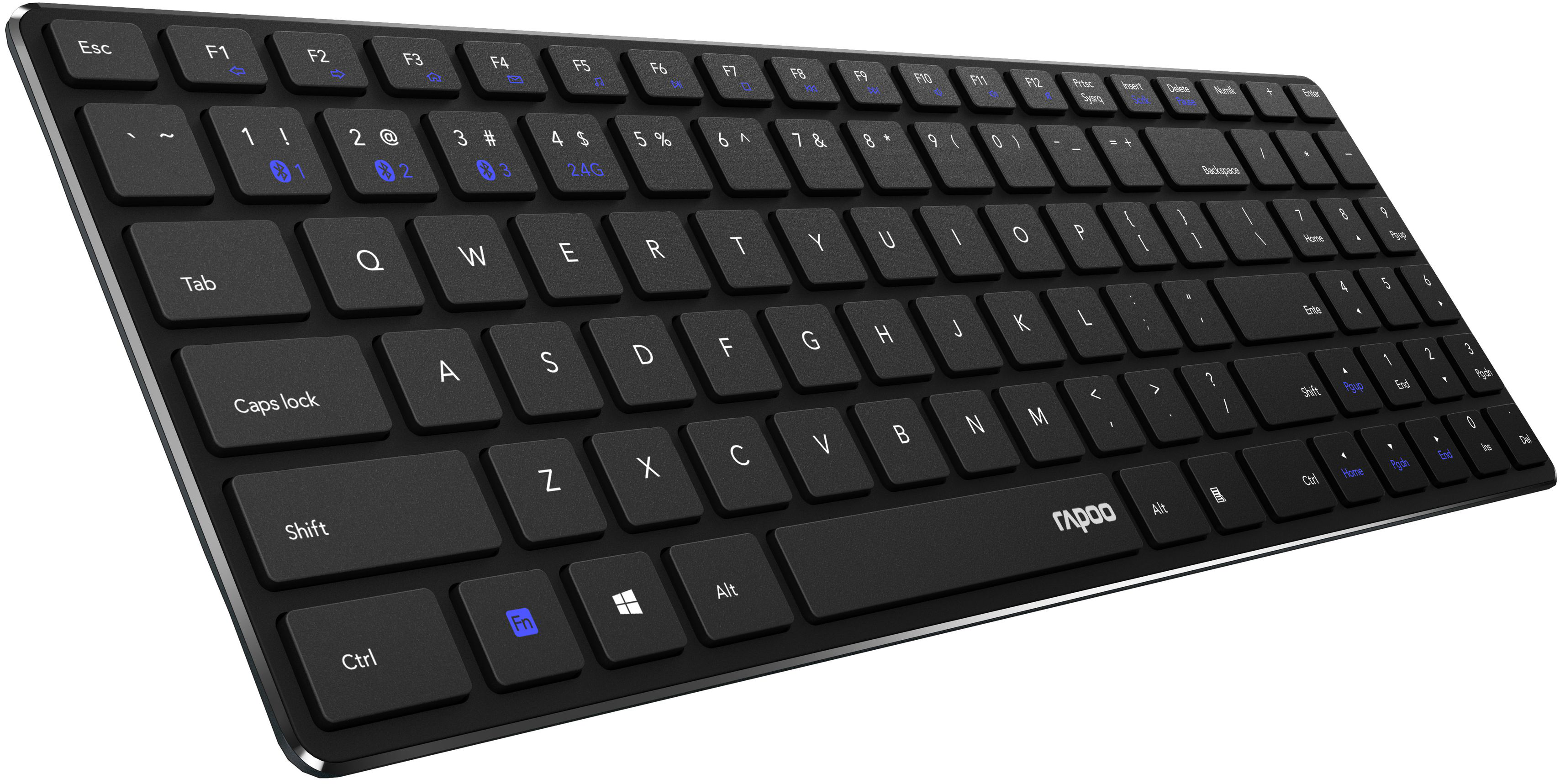 RAPOO E9100M - Tastatur (Schwarz)