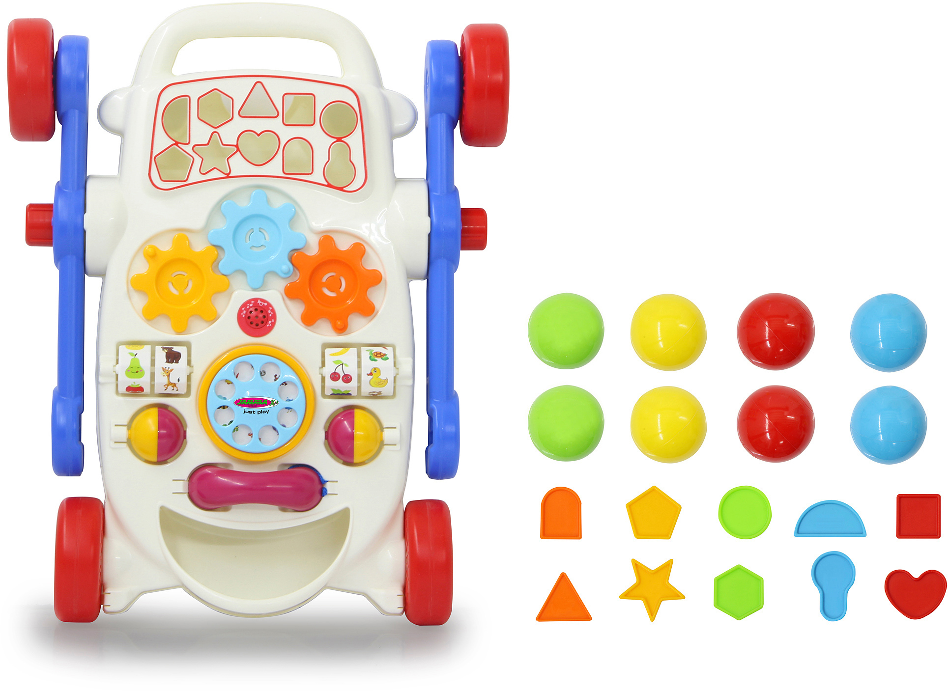 JAMARA KIDS Mehrfarbig Walker First My Lauflernwagen