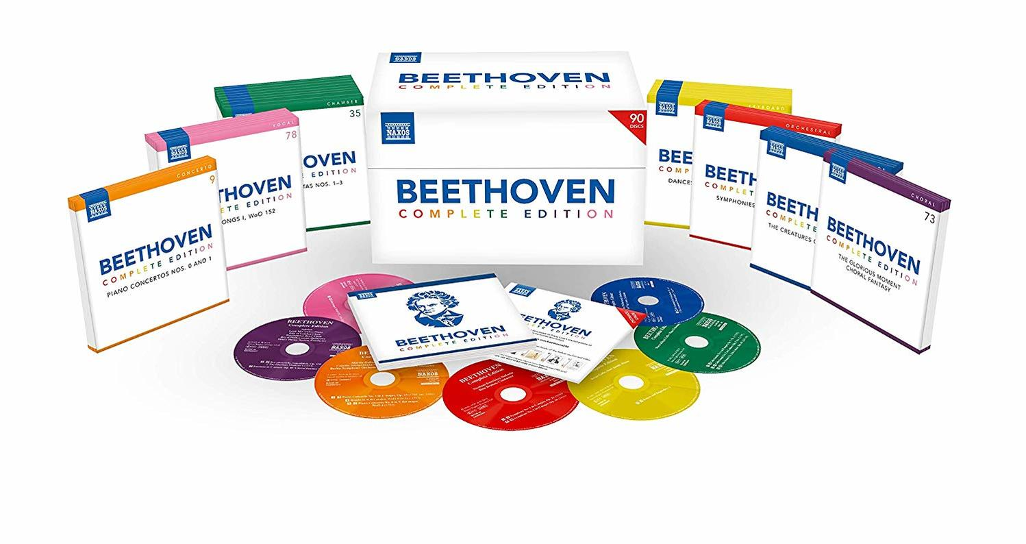 Beethoven Complete Edition CDs und Verpackung.
