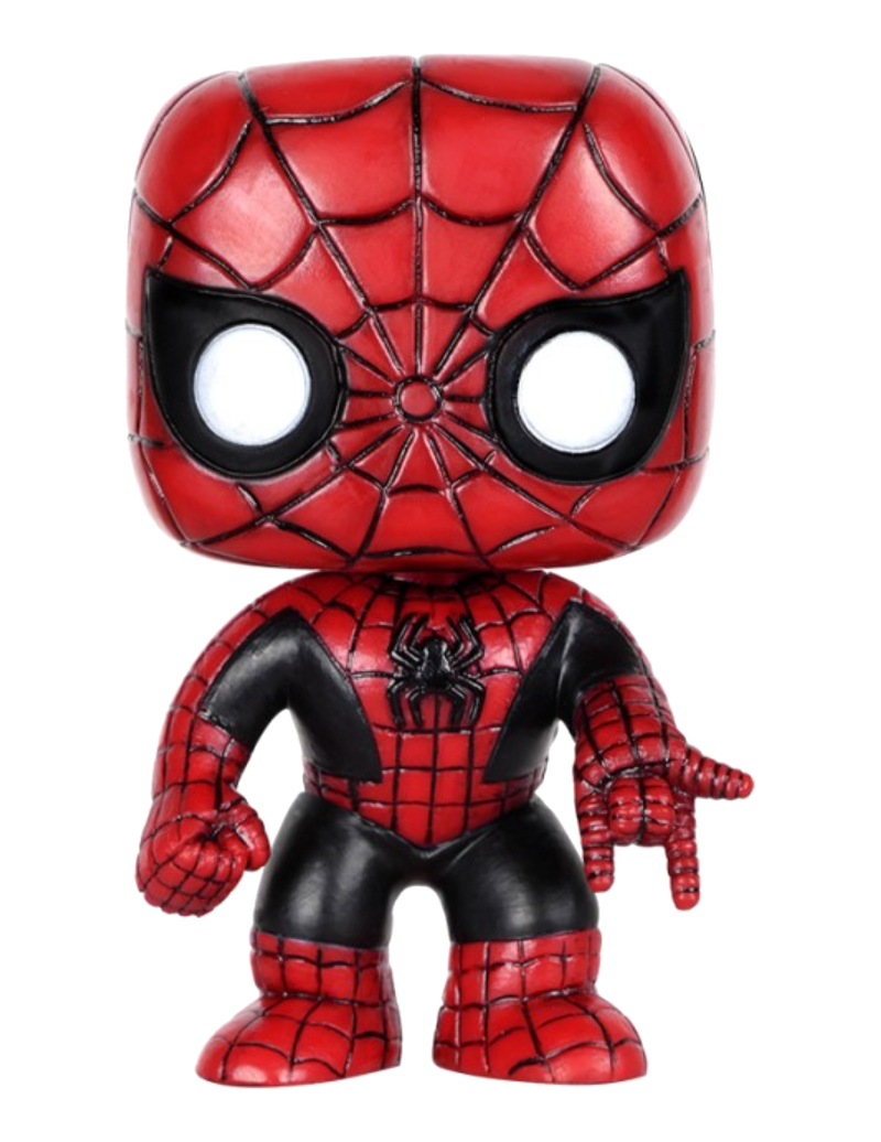 FUNKO POP! Bobble: Marvel: Spider-Man: Hot Topic Exclusive - Sammelfigur (Rot/Schwarz/Weiss)