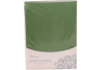 NATURTEX Jersey gumis lepedő, 80-100x200 cm, olajzöld