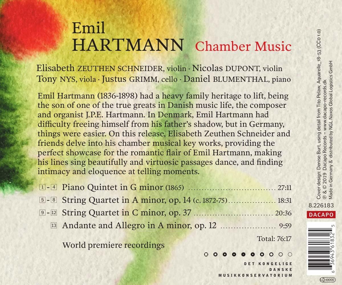 Nicolas Dupont, Tony Nys, Justus Grimm, Daniel Blumenthal, Elisabeth Zeuthen Schneider - Chamber Music  - (CD)