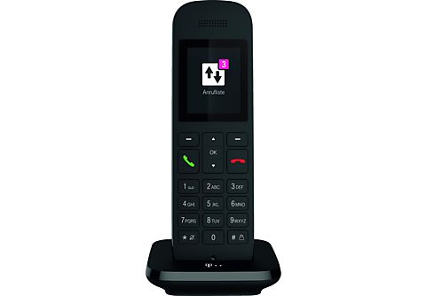 Sonderkollektion 2024 TELEKOM Speedphone 12 Schnurloses Schwarz MediaMarkt | Telefon Mobilteil