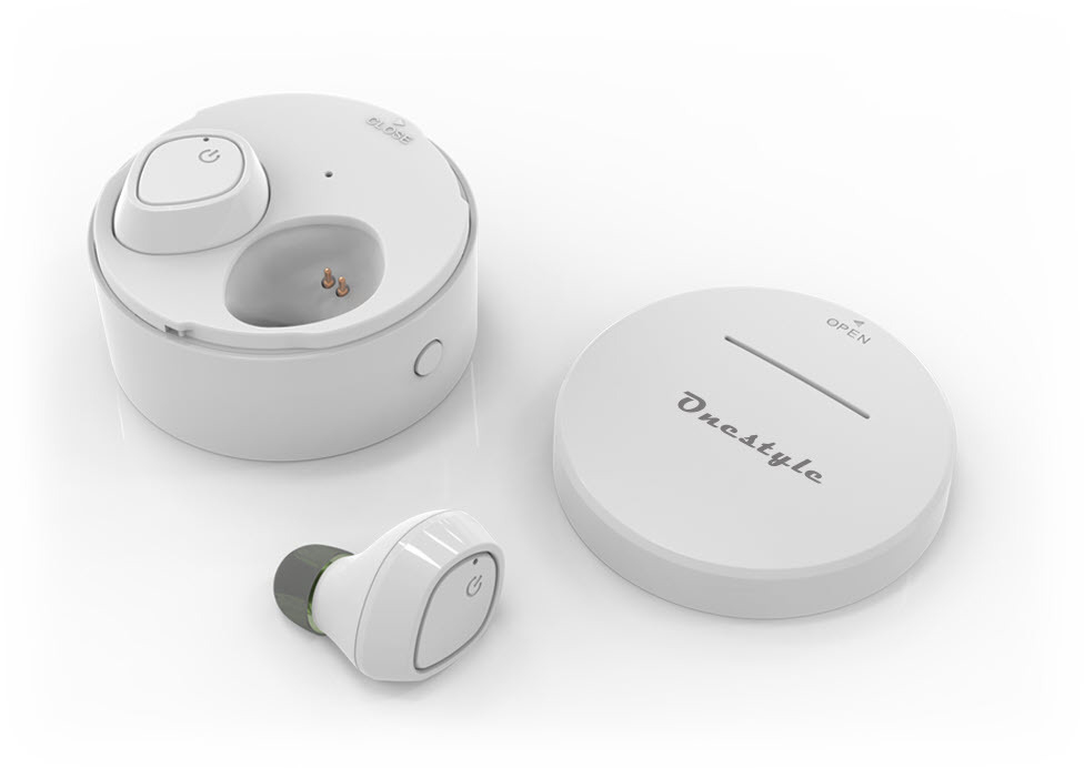 CORN TECHNOLOGY Weiß Onestyle TWS-BT-V8, In-ear Bluetooth Kopfhörer