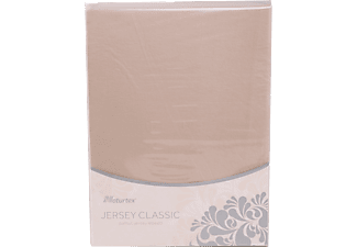 NATURTEX Jersey gumis lepedő, 180-200x200 cm, homokbarna