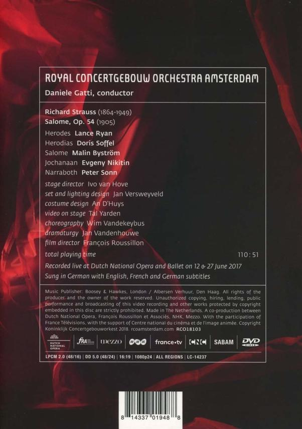 Daniele Gatti, Royal Concertgebouw Orchestra, Malin Byström - Salome  - (DVD)