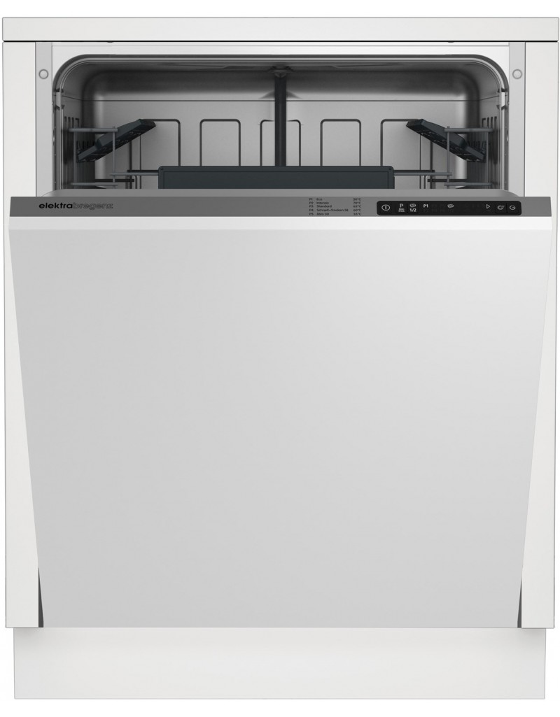ELEKTRA BREGENZ Einbau-Geschirrspüler Vollintegrierbar 60 cm GIV 53450 S, Besteckkorb, 598 mm breit)