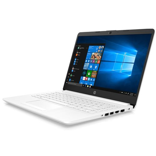 Portátil -  HP 14-df0003ns, 14" Full HD, Intel® Celeron® N4000, 4GB RAM, 64GB eMMC, Windows 10 Home S, Blanco