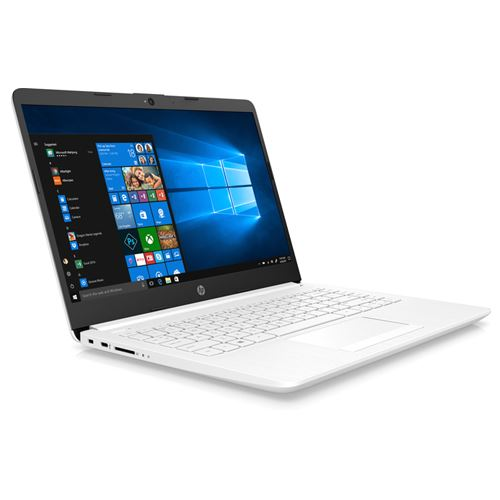 Portátil -  HP 14-df0003ns, 14" Full HD, Intel® Celeron® N4000, 4GB RAM, 64GB eMMC, Windows 10 Home S, Blanco