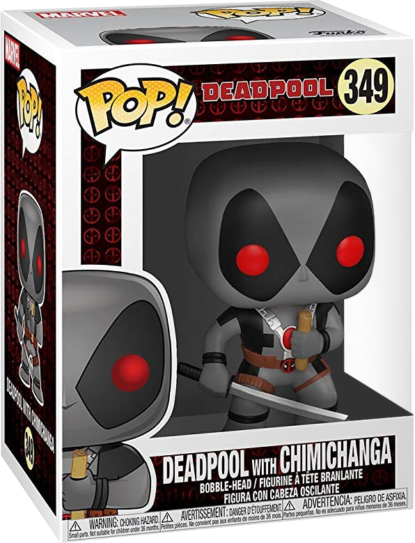 FUNKO POP! Bobble: Deadpool: Deadpool with Chimichanga - Figure collective (Multicolore)
