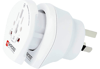 SKROSS Combo World to Australia/China - Adaptateur voyage (Blanc)