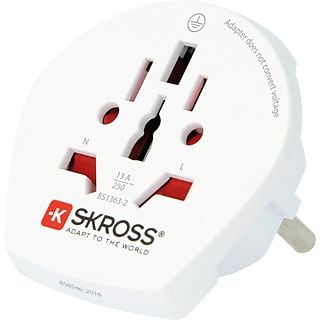 SKROSS World to Europe - Adattatore da viaggio (Bianco)