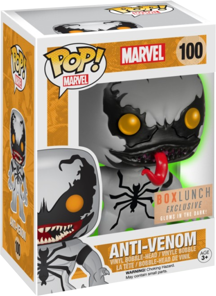 FUNKO POP! Bobble: Marvel: Anti-Venom (Glow) - Figure collective (Multicolore)