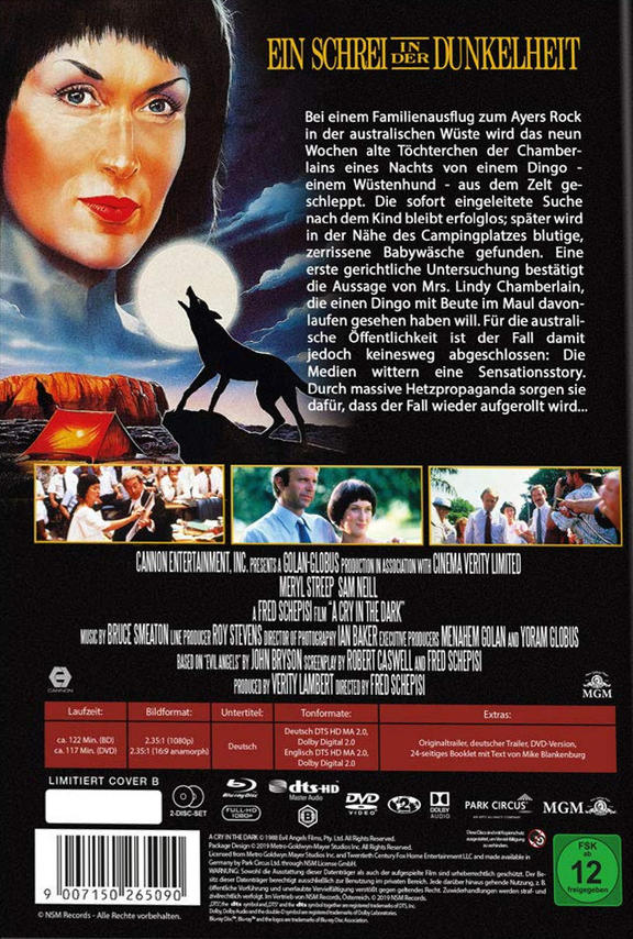 Ein Schrei in der Dunkelheit Blu-ray + DVD