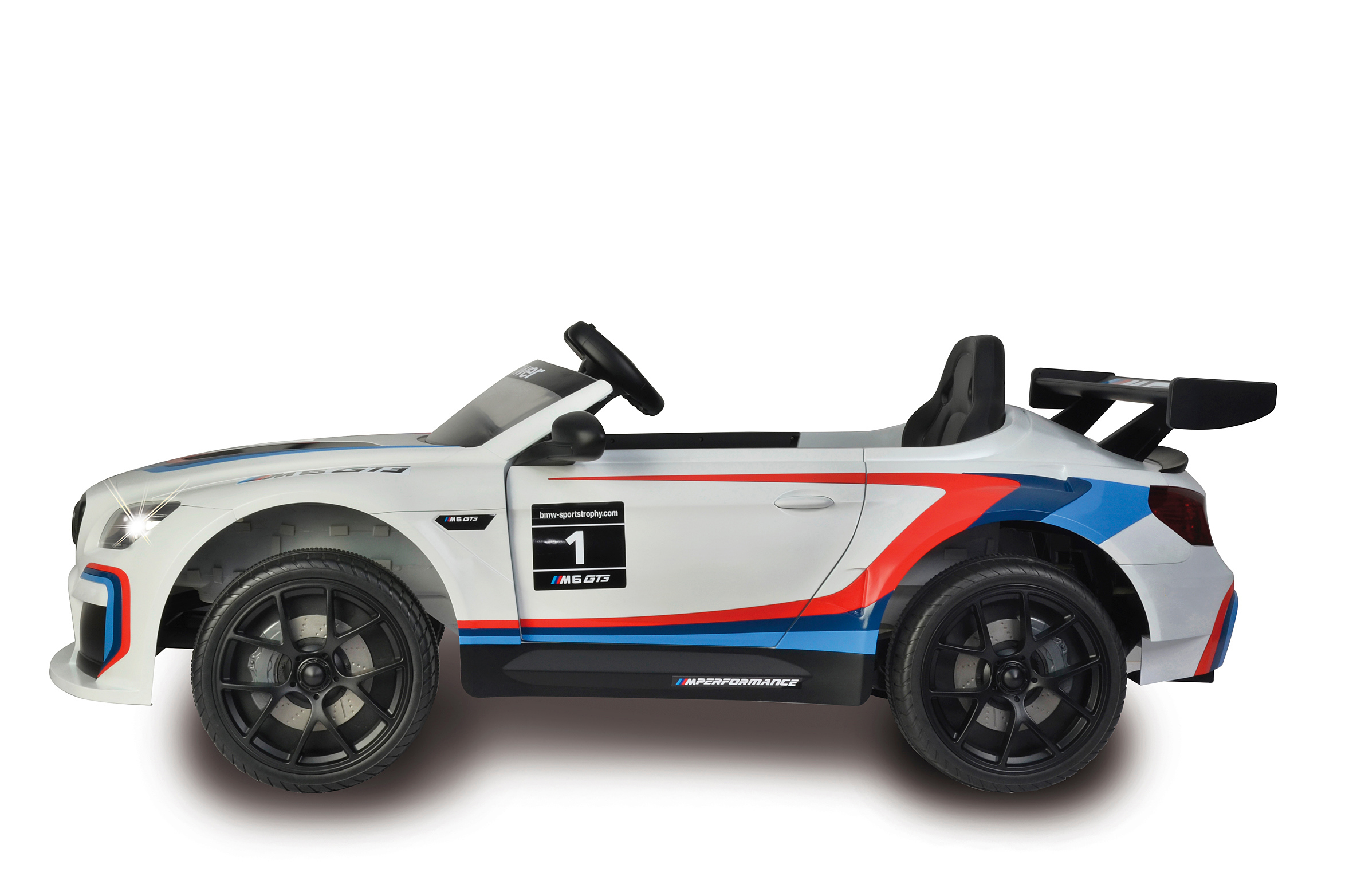 JAMARA KIDS Ride-on BMW M6 GT3 Ride-on weiss Kinderelektrofahrzeuge, Weiß