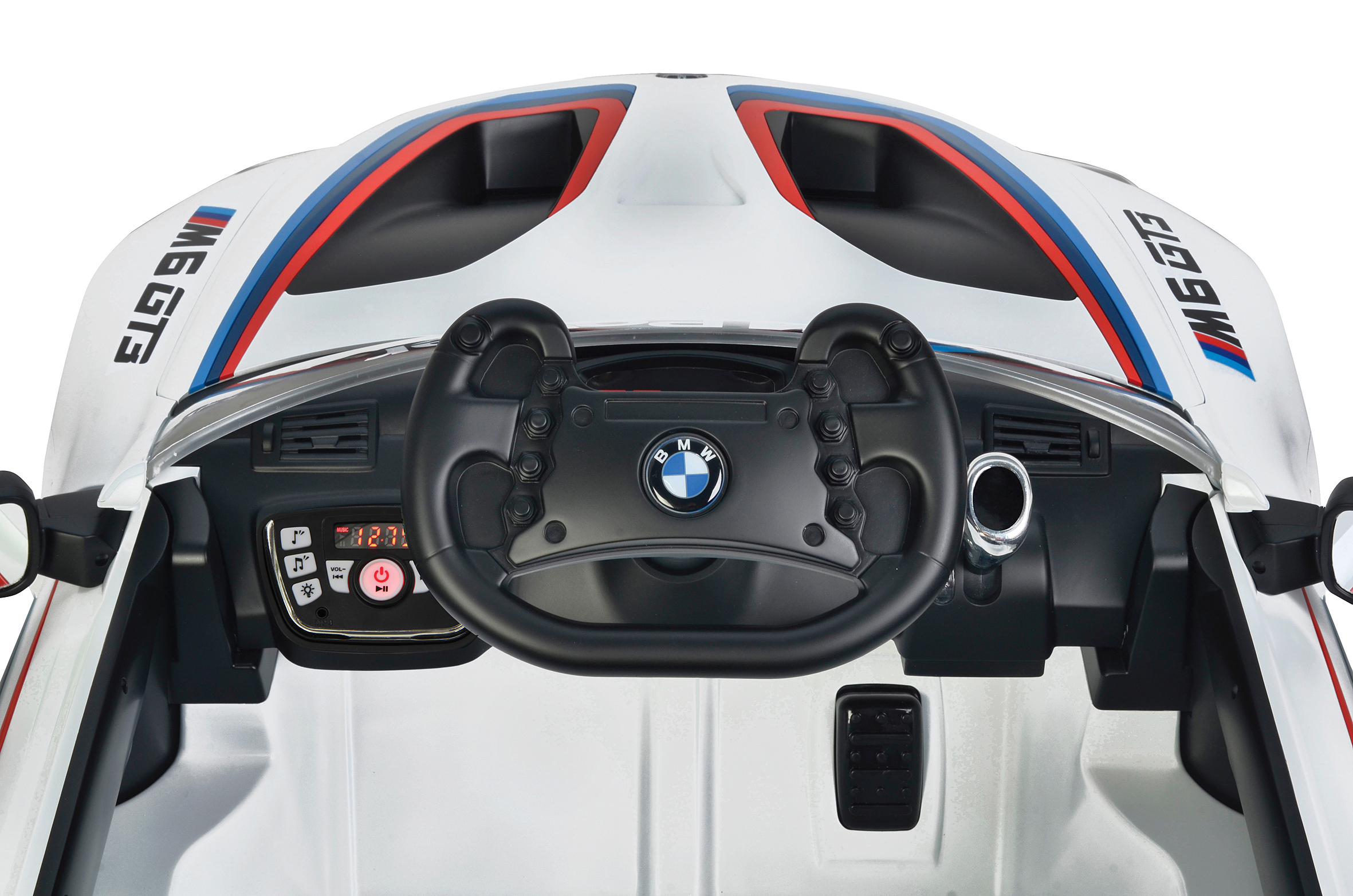 JAMARA KIDS Ride-on BMW M6 GT3 Ride-on weiss Kinderelektrofahrzeuge, Weiß