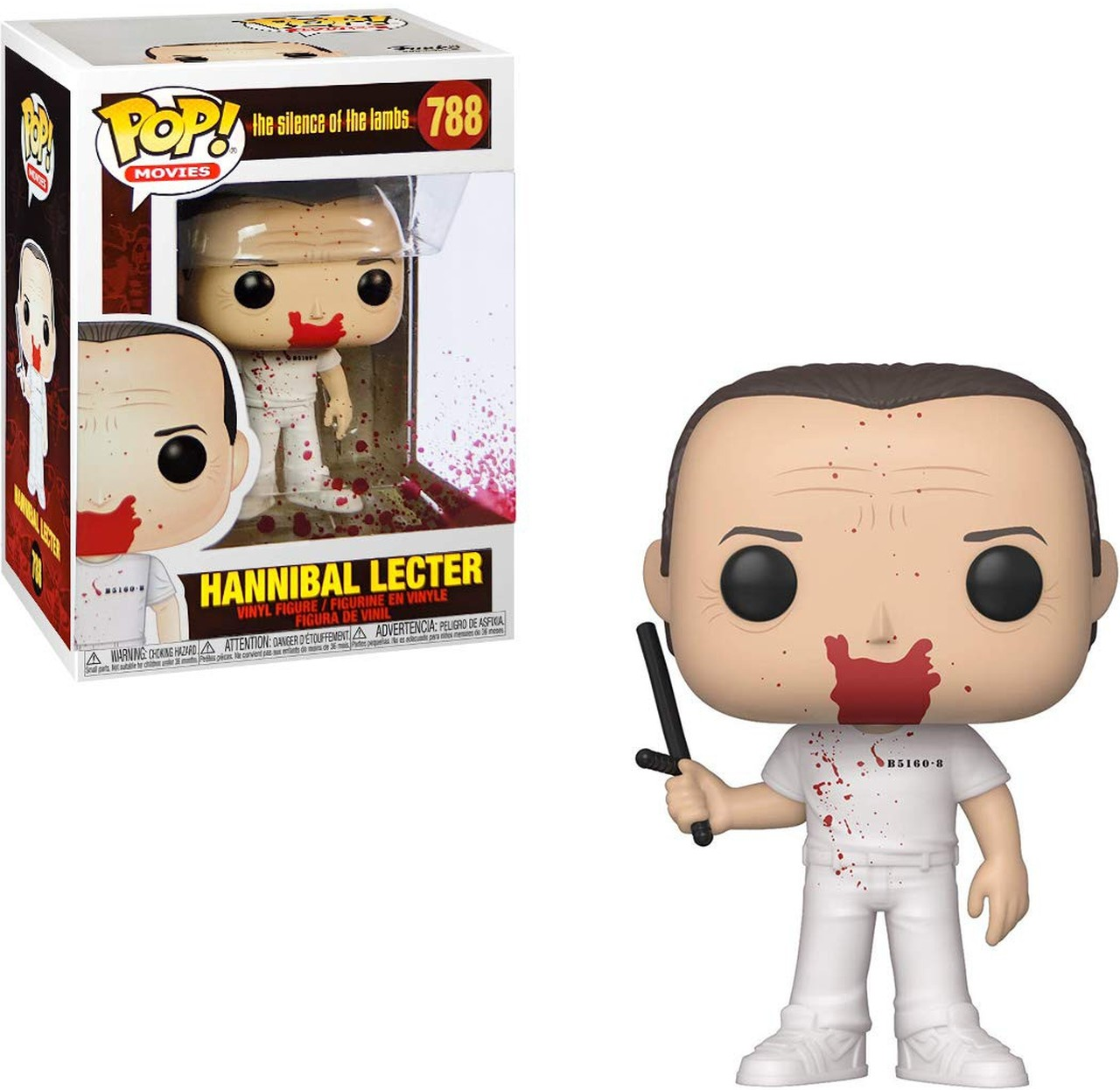 FUNKO POP! Movies: The Silence of the Lambs: Hannibal Lecter Bloody - Sammelfigur (Mehrfarbig)