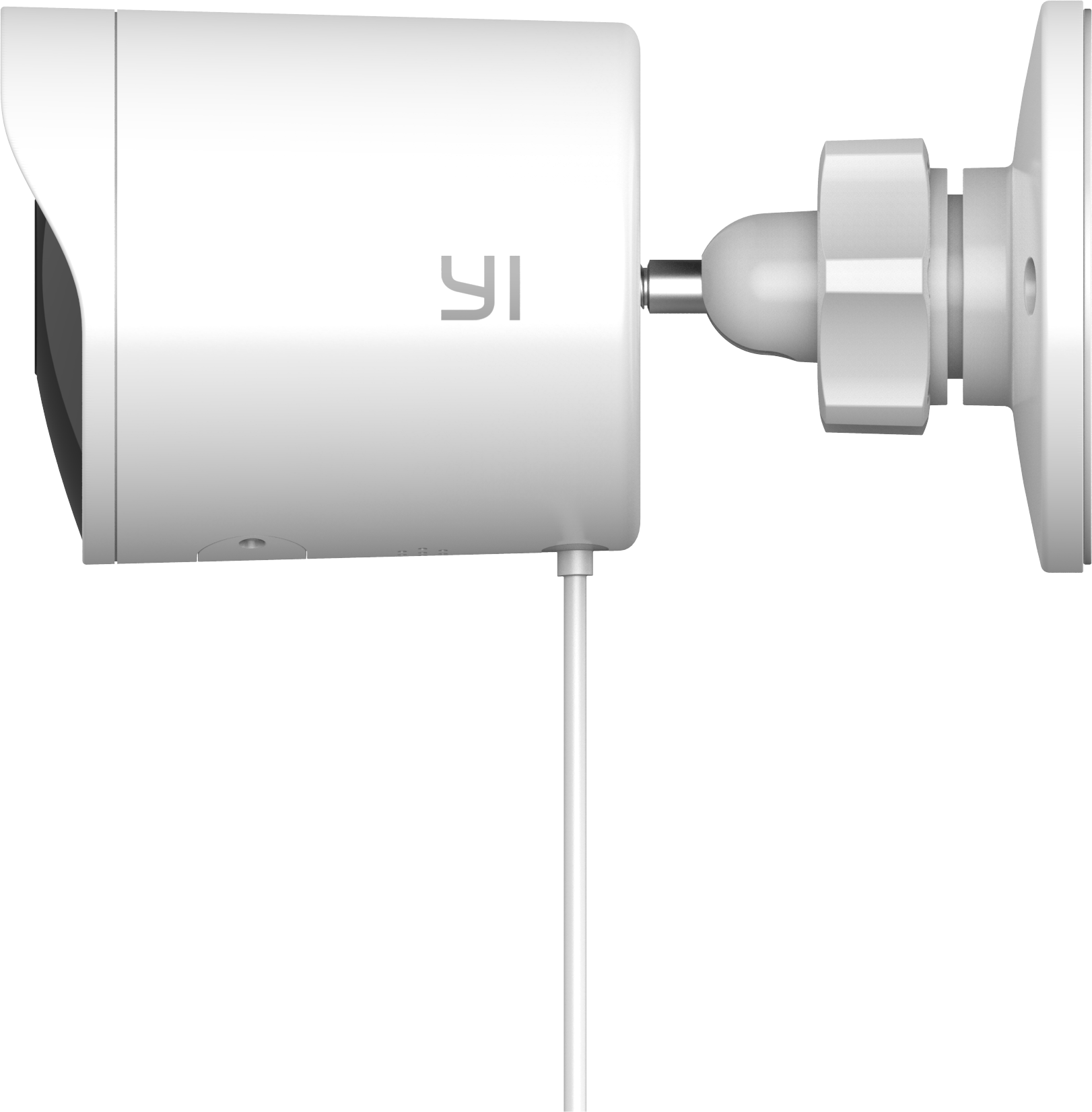YI TECHNOLOGY YI Outdoor Camera 1080p, Weiß (H30), Sicherheitskamera (für Außen, Nachtsichtfunktion, Netzbetrieb, Schwenkbar, Neigbar, Weiß)