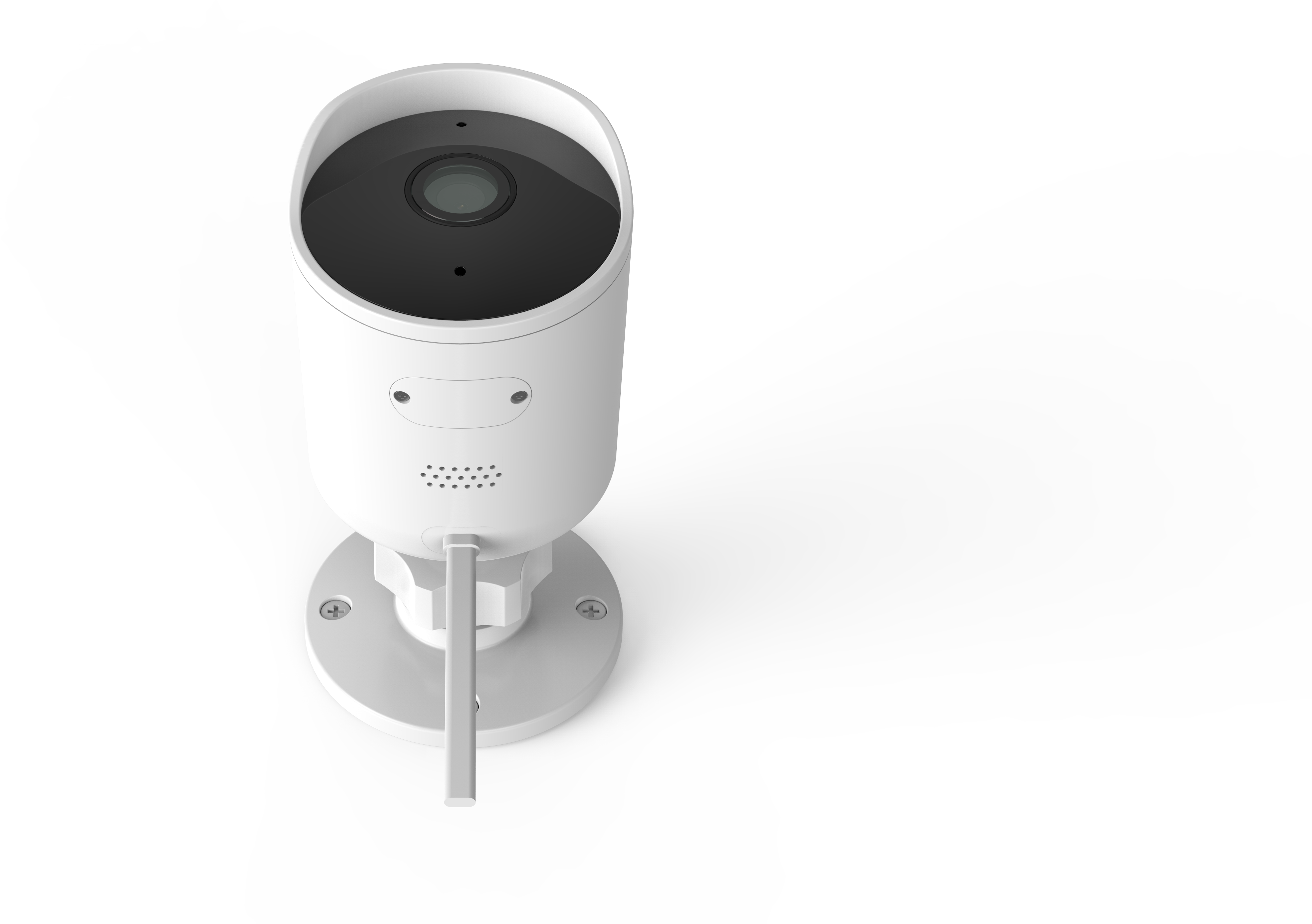 YI TECHNOLOGY YI Outdoor Camera 1080p, Weiß (H30), Sicherheitskamera (für Außen, Nachtsichtfunktion, Netzbetrieb, Schwenkbar, Neigbar, Weiß)