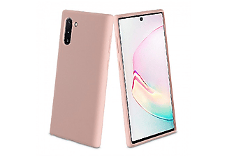 Funda - Muvit MUBKC1086, Para Samsung Galaxy Note 10/10 5G, Silicona, Semi rígida, Microfibra, Rosa