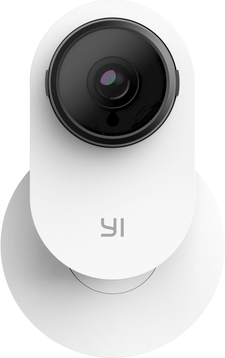 YI TECHNOLOGY 1080p Home Camera 3 Weiß, Smart Home Zubehör (für Innen, Nachtsichtfunktion, Netzbetrieb, Schwenkbar, Neigbar, Weiß)