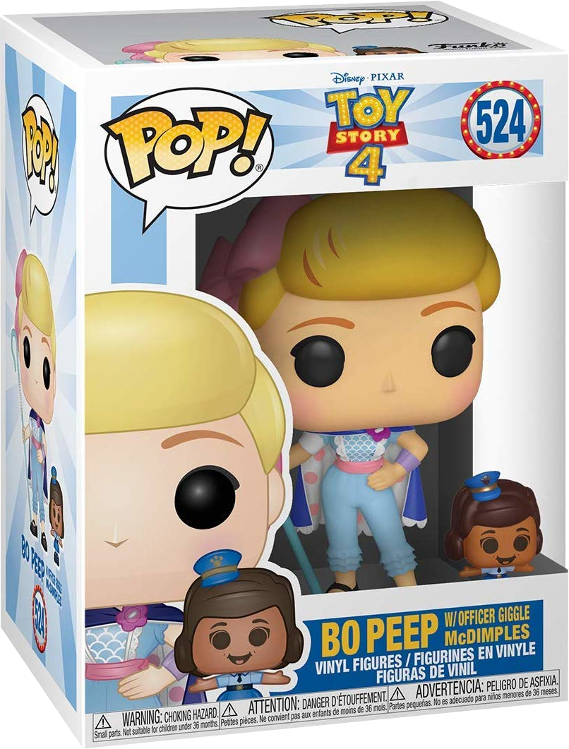 FUNKO POP!: Toy Story 4: Bo Peep w/ Officer Giggle McDimples - Sammelfigur (Mehrfarbig)