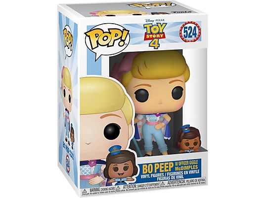 FUNKO POP!: Toy Story 4: Bo Peep w/ Officer Giggle McDimples - Sammelfigur (Mehrfarbig)