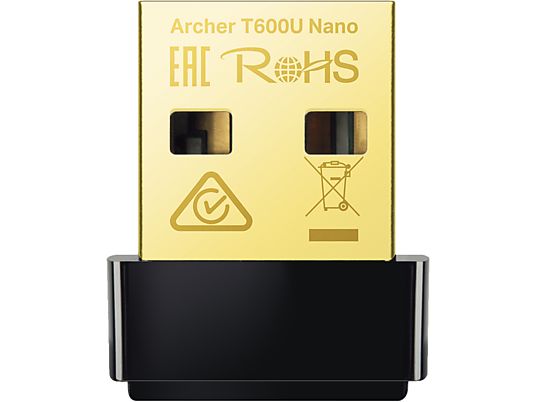 TP-LINK Archer T600U Nano - Adattatore USB (Nero)
