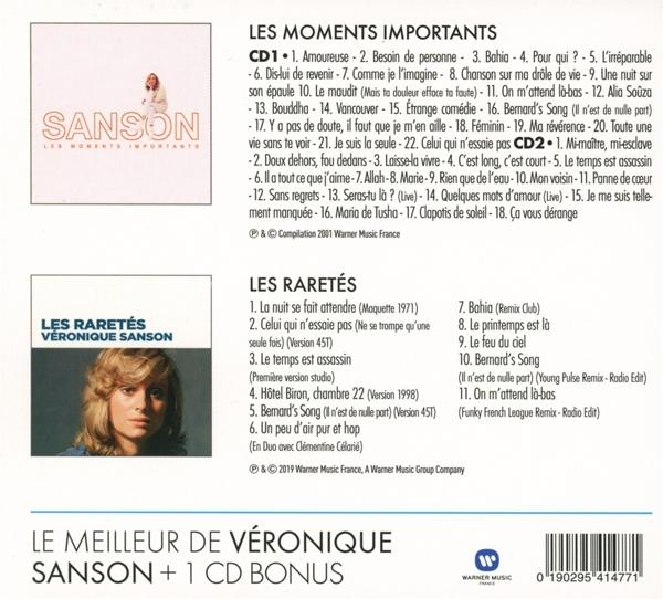 Veronique Sanson - Coffret 2CD (Les moments importants/Raretés)  - (CD)