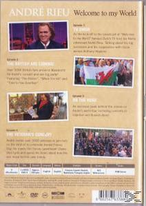 DVD tok hátulja képekkel és szöveggel Andre Rieu műsorából.