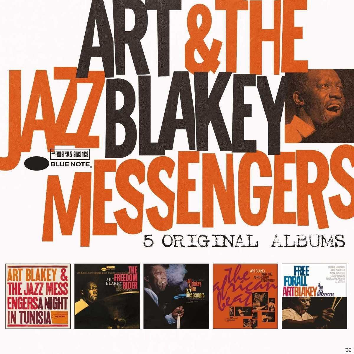 Album borító az ART & THE JAZZ BLAKEY MESSENGERS szavakkal és album borítóval.