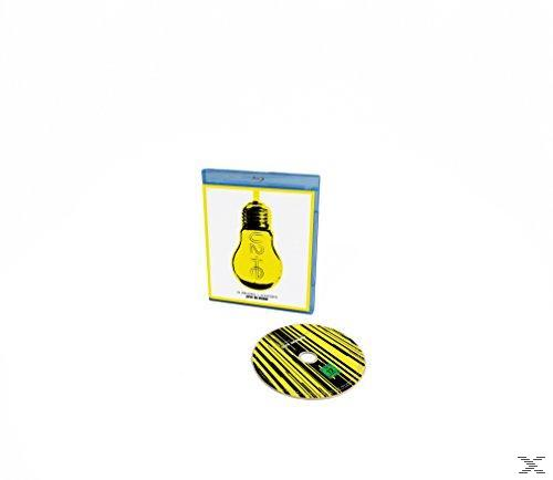 Un boîtier Blu-ray et un disque. Le boîtier a une ampoule jaune dessus.