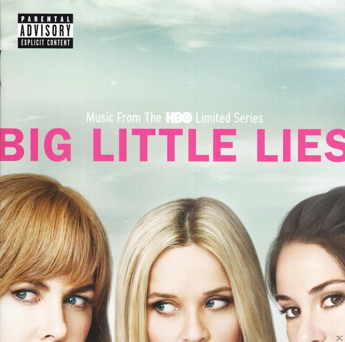 A Big Little Lies album borítója, három nő arcát ábrázolja.