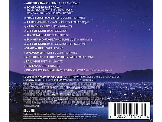 Original Soundtrack - La La Land - CD