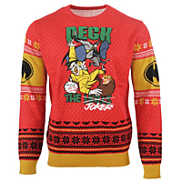 NUMSKULL Batman: Deck the Halls Xmas Pullover XXL Strickpullover, Mehrfarbig