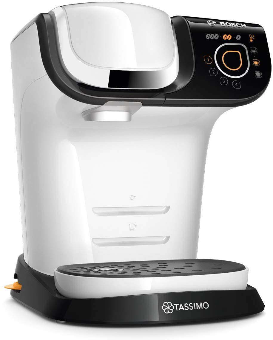 BOSCH TAS 6504 Tassimo My Way Kaffeepadmaschine Majestic White