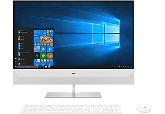 HP Pavilion 27-xa0344nz - All-in-One PC (27 ", 1 TB HDD, Snowflake White)