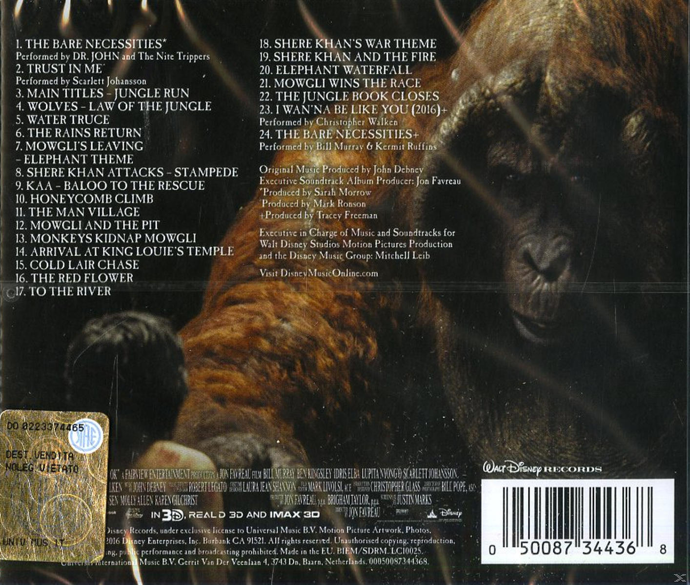 VARIOUS - The Jungle Book  - (CD)