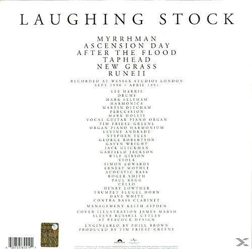 Albumcover mit Titelliste, Credits und kleinem Logo auf weißem Hintergrund.
